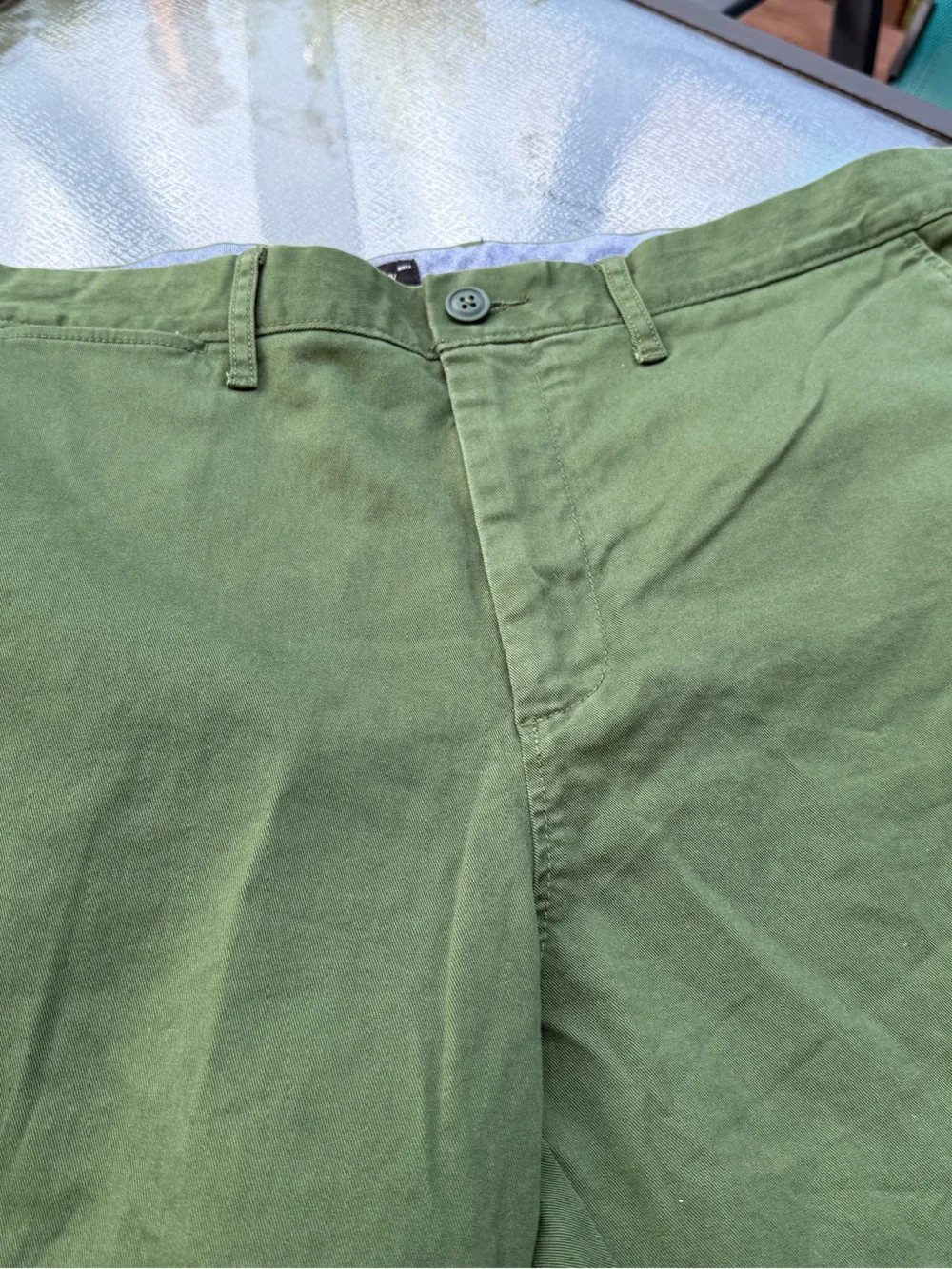 J. Crew Olive Green Chinos - Straight Leg